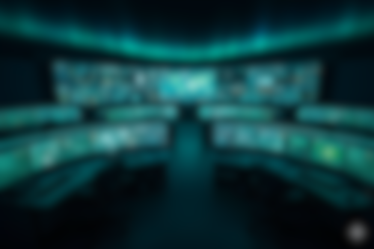 Ops room control center (background)